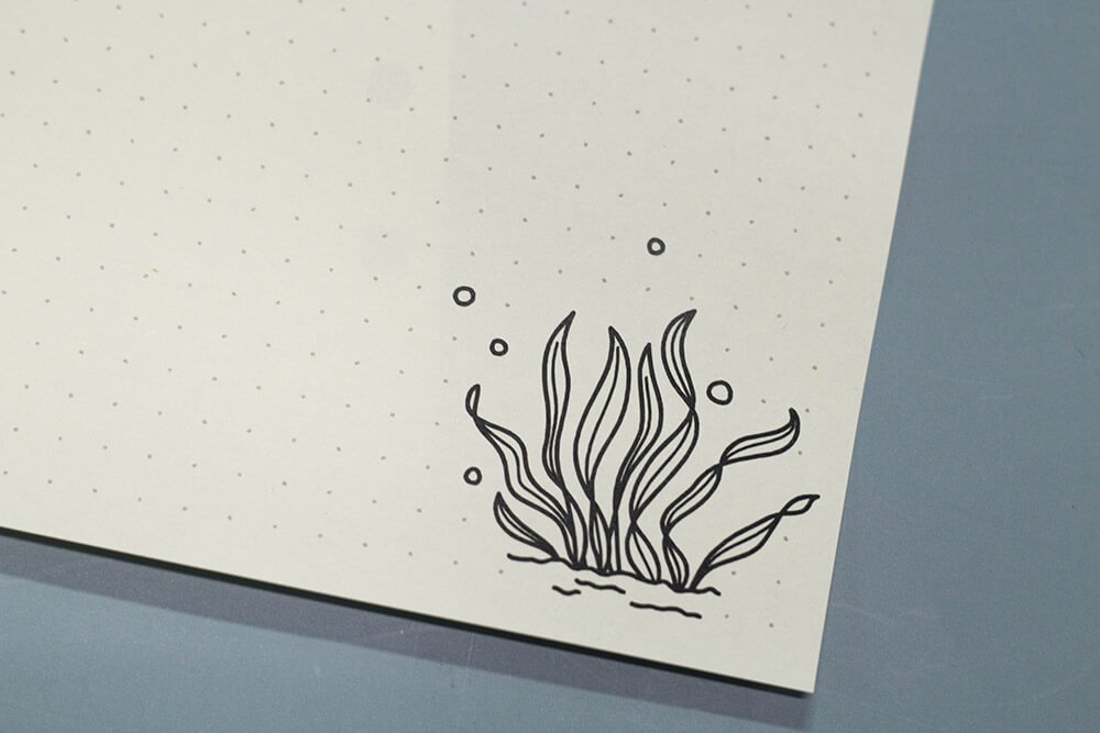 魟魚博士的深海宇宙手帳紙-空白筆記