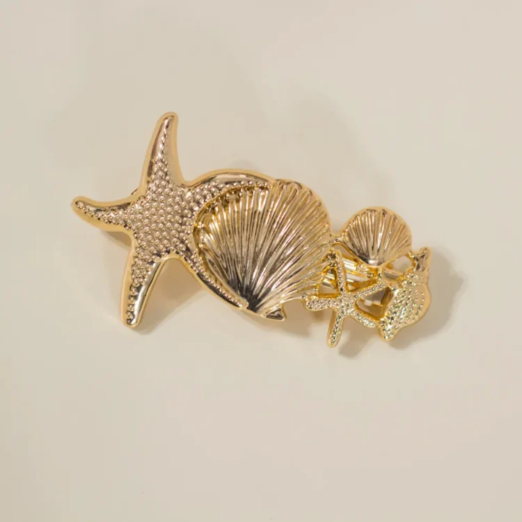 金邊晨浪髮夾 (1)