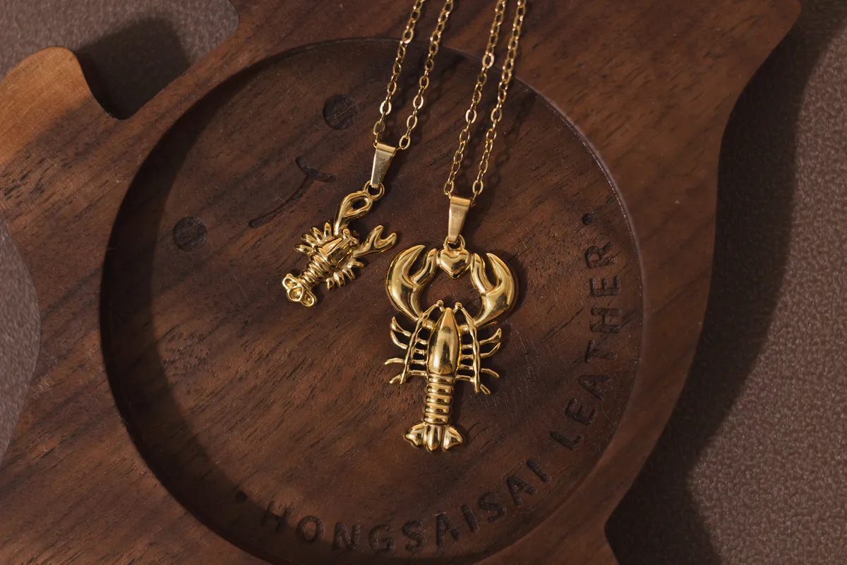招財龍蝦項鍊